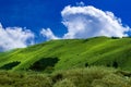 Stunning close-up of cloud view and mountain scenery.