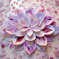 Intricate Heart Motifs: A Captivating Floral Close-Up