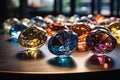 Radiant Gems: A Captivating Display of Sparkling Gemstones and Diamonds