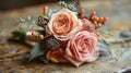Boutonniere for Groom: Symbolizing Marriage and Family Ties with Wedding Accessories