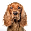 Stunning Close-up Portrait Of A Golden Cocker Spaniel Royalty Free Stock Photo