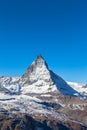 Stunning close up view of the famous Matterhorn