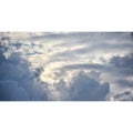 Stunning Cloud Formation in Medium Contrast Cropped for Facebook Ad Ratio Royalty Free Stock Photo