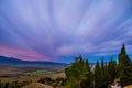 The stunning clouds at sunrise