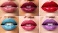 stunning collage showcasing a variety of lipstick shades. Find the perfect hue for any occasion