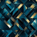 Stunning collection of abstract geometric gold seamless pattern vectors for trendy design projects