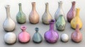 Elegant Ceramic Vases and Orbs Collection Good Resolution Stock Photo Royalty Free Stock Photo