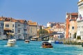 Stunning colorful medieval buildings,narrow canals with markets, souvenir shops and gondolas in the best touristic town, Venice