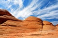 Stunning colorful sandstone formations of Yant Flat