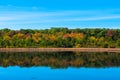 Looking over Old Mill Pond in Spring Lake Heights, NJ