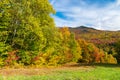 Stunning colors of Vermont foliage, New England Royalty Free Stock Photo