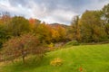 Stunning colors of Vermont foliage, New England Royalty Free Stock Photo