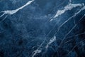 Stunning Cool Blue Marble Texture Backdrop with Elegant Stone Surface Pattern for Design Projects Royalty Free Stock Photo