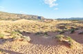 The stunning Coral Pink Sand Dunes State Park in southern Utah Royalty Free Stock Photo