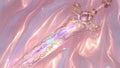 A Magical Feminine Glittery Pink Sword Royalty Free Stock Photo
