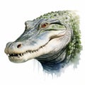 Detailed Crocodile Watercolor Clipart For Digital Painting And Paper Crafting