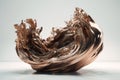 Natural Elements and Chic Design in 3D: Copper and Weathered Bronze Waves