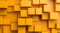 Abstract Golden Cubes 3D Geometric Background Good Resolution Stock Photo Royalty Free Stock Photo