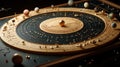 Celestial Orrery: A 3D Render of the Solar System Royalty Free Stock Photo