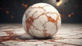 Stunning 3d Rendering Of Cracked Marble With Striking Ground Texture