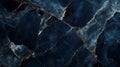 Dark Blue Marble Surface with Intricate Patterns and Texture Royalty Free Stock Photo