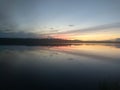 Stunning Dawn Over Calm Lake