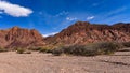 Stunning desert landscapes in the Canyon del Inca & Quebrada Palmira, near Tupiza, Bolivia Royalty Free Stock Photo