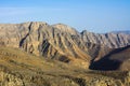 Stunning desert mountain scenery of Jabal Jais in the UAE