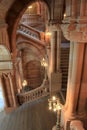 Stunning design of Grand Staircase, Albany State Capitol Building,Albany,New York,2015