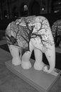 Stunning designs of life-size, baby elephant statues will be in display between from 14th October Ã¢â¬â 21st October 2020 in the Royalty Free Stock Photo