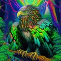 Vibrant Soaring Eagle