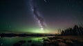 Meteor Shower Illuminates Night Sky