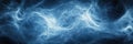 Stunning Dramatic Blue Plasma Energy Cloud Abstract Backdrop Image with Dynamic Motion Visuals Royalty Free Stock Photo