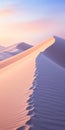 Stunning Dune Photography: White Sand Dunes At Sunrise In A Desert Royalty Free Stock Photo