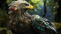 Stunning eagle illustration majestic beauty and strength of the iconic bird of prey. Generative AI