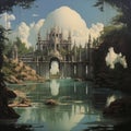 Tranquil Lagoon: Krystian Mallory\'s Fantasy Castle In Seapunk Style