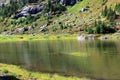 Fall colors around Lower Bagley Lake in the North Cascades