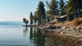 Stunning Flathead Lake Waterfront View From Canon R6 Camera