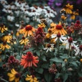 Bursting with Color: A Vibrant Flower Garden