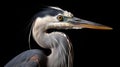 Award Winning Wildlife Photography: Detailed Heron Portrait With Ultra Wide Shot