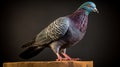 Award Winning Wildlife Photography: Ultra Wide Shot Of A Pigeon