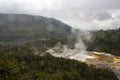 Stunning Geothermal landscape and river Royalty Free Stock Photo