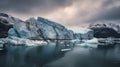 Stunning Glacier Cliff Landscape Photography For Backgrounds