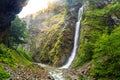 Stunning gorge Liechtensteinklamm in Salzkammergut region,Austria,Europe