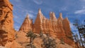 Stunning Gorge With Orange Red Sandy Mountains Beautiful Bryce Canyon