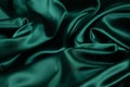 Stunning green satin material background