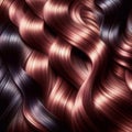 Stunning hair background with lustrous and silky smooth texture for a captivating aesthetic. Generated AI