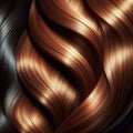 Stunning hair background with lustrous and silky smooth texture for a captivating aesthetic. Generated AI