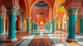 Colorful Archways in Moroccan-Inspired Architecture