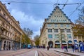 Stunning historic architecture of Altstadt district, Bahnhofstrasse in Zurich, Switzerland